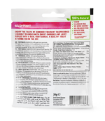 Fruit Forest Real Fruit Snack Raspberry (package back)