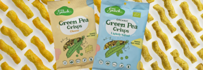 Cheese and sea salt peasnacks